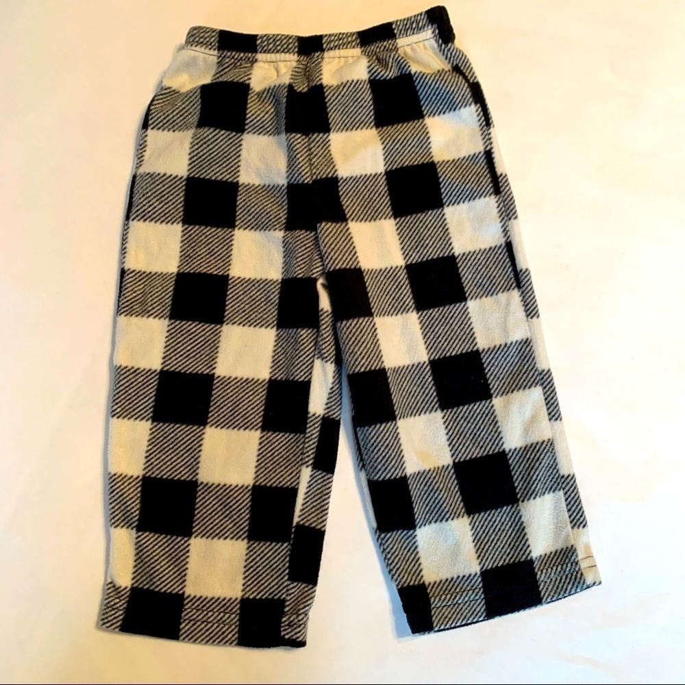 Fleece Checkered pants